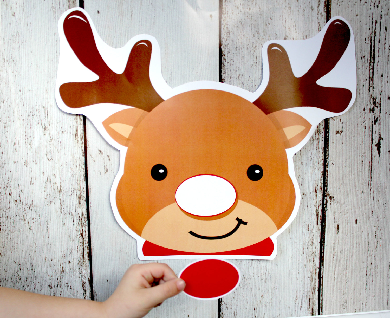 Pin The Nose On Rudolph Christmas Twist